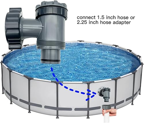 Miniatura 5 de Sustituye la bomba de filtro de la piscina de la válvula de émbolo de encendido y apagado, bomba de piscina de conexión de válvula de émbolo de