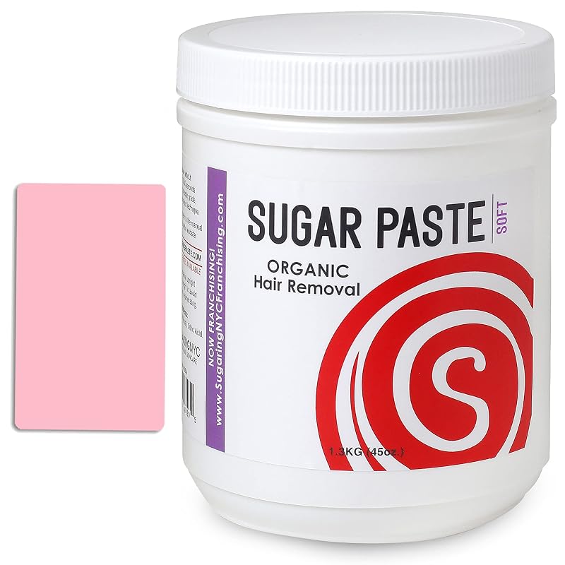 Pasta de açúcar macia Sugaring NYC para rosto, braços e pernas inferiores com aplicador