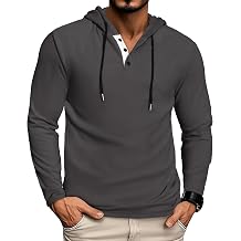 Mens Fashion Athletic Hoodies Long Sleeve Drawstring Casual Sweatshirts Color blocked Collar Lightweight Pullover