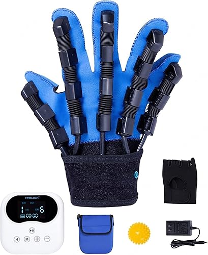 Guantes de robot de rehabilitación Protector exoesqueleto entrenamiento manual para accidente cerebrovascular hemiplejia función de la mano