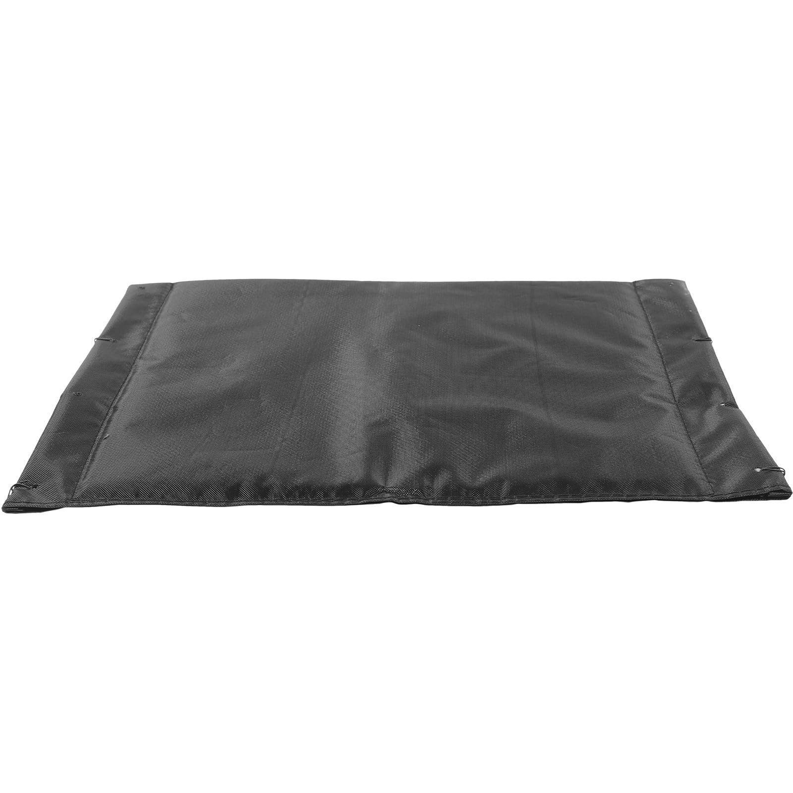 Cojín de asiento transpirable para silla de ruedas, tela Oxford negra contra la presión