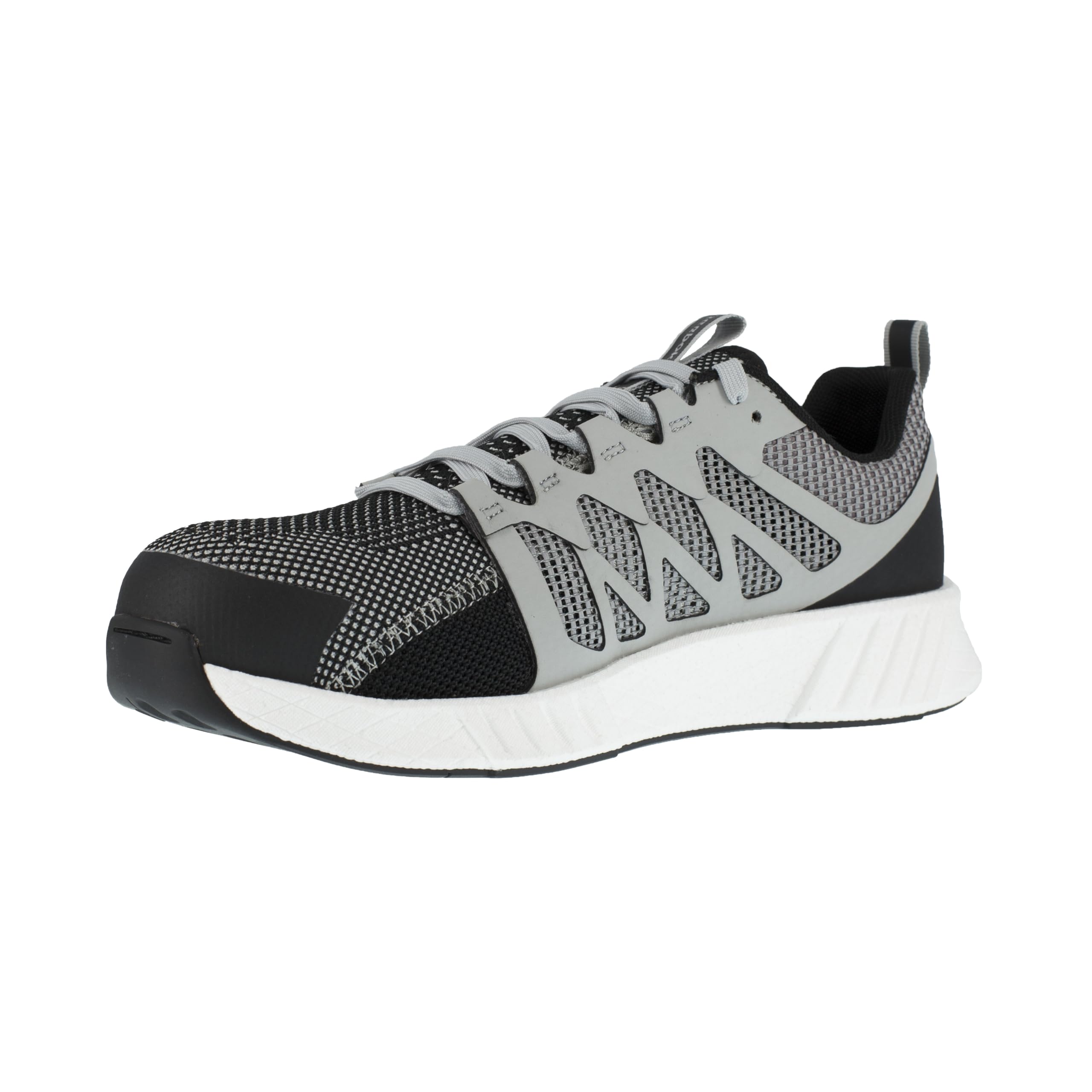 Reebok - Chaussures de sécurité Basses Noire et Grise en Maille Nylon embout Composite S1P SRC 44 Gris/Noir