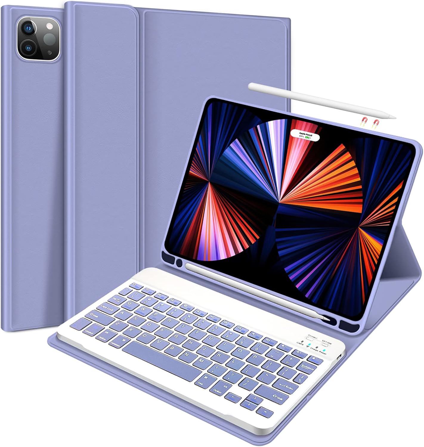 ABEIFAN iPad Pro 12.9 inch 2021 5th Generation Case with