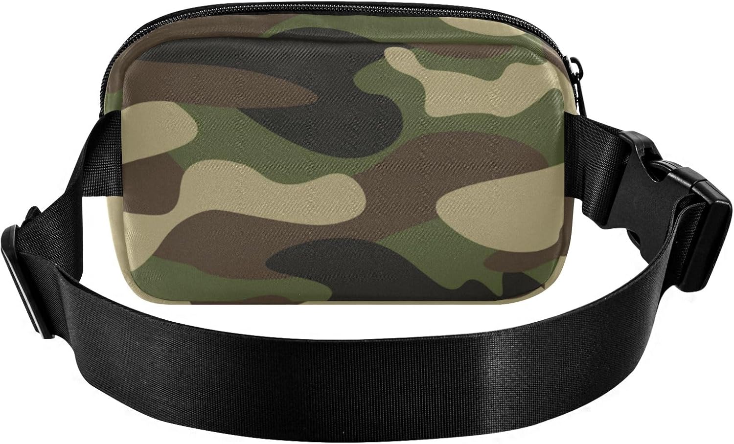 Fanny Pack for Women Men, Military Camouflage Camo Belt Bag Waist Pack Crossbody Bag Bum Bag with Adjustable Strap - Image 2