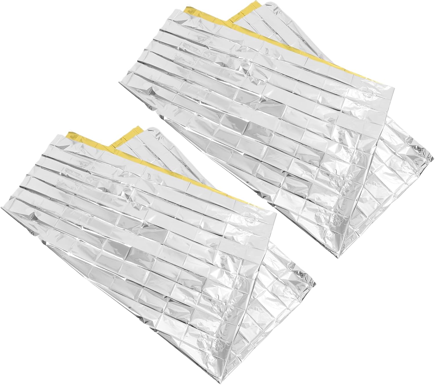 2Pcs Reflective Plant Film Lightweight UV Protection Blankets for Greenhouse Insulation Easy Setup Emergency Covers for Outdoor Camping Gardening