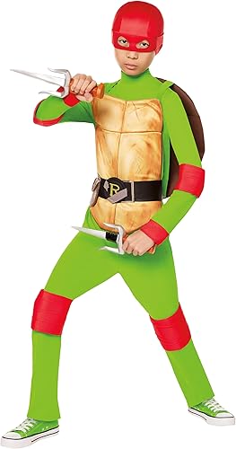 Miniatura 2 de Spirit Halloween - Disfraz de Raphael de Teenage Mutant Ninja Turtles (TMNT) para niños, con licencia oficial, para disfraces en grupo, talla XS