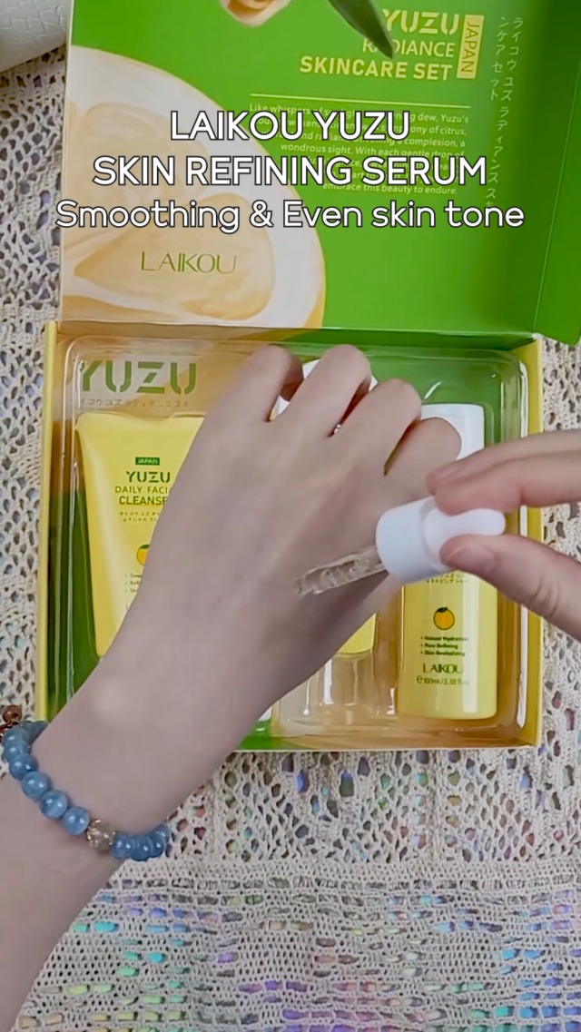 Amazon.com : LAIKOU YUZU Skin Care, Skin Care Set with Serum