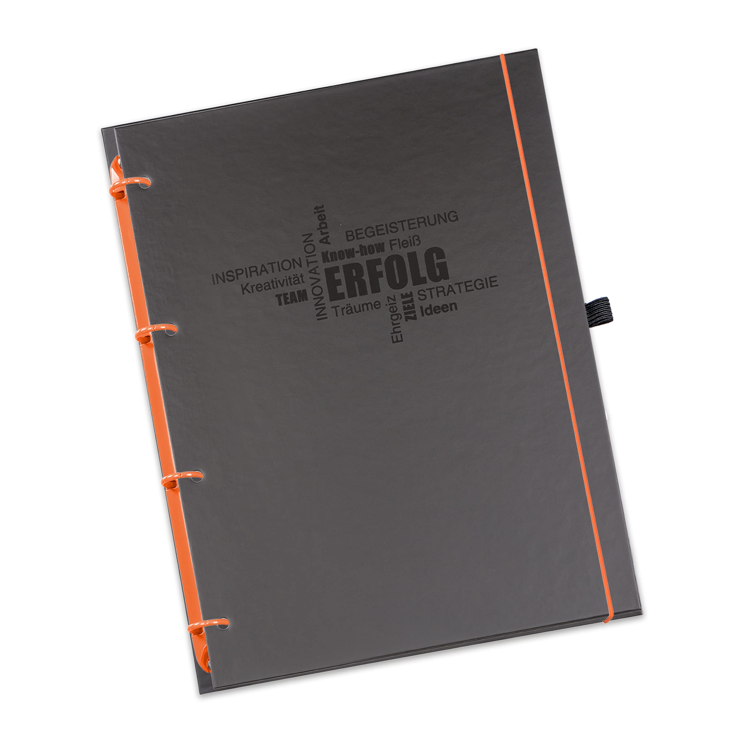 ORGANIZER A4 2026, Typ: Business, Wochenkalender Basic (Ring L,Orange,Business)