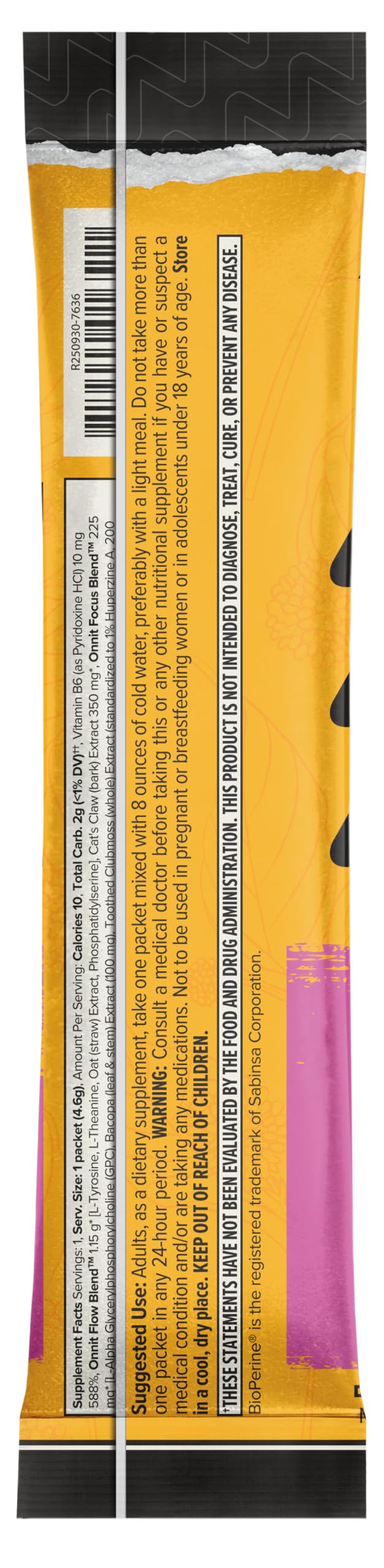 ONNIT Alpha Brain Instant Nootropic Drink Mix, BlackBerry Lemonade, 30 Ct — Amazon image 10