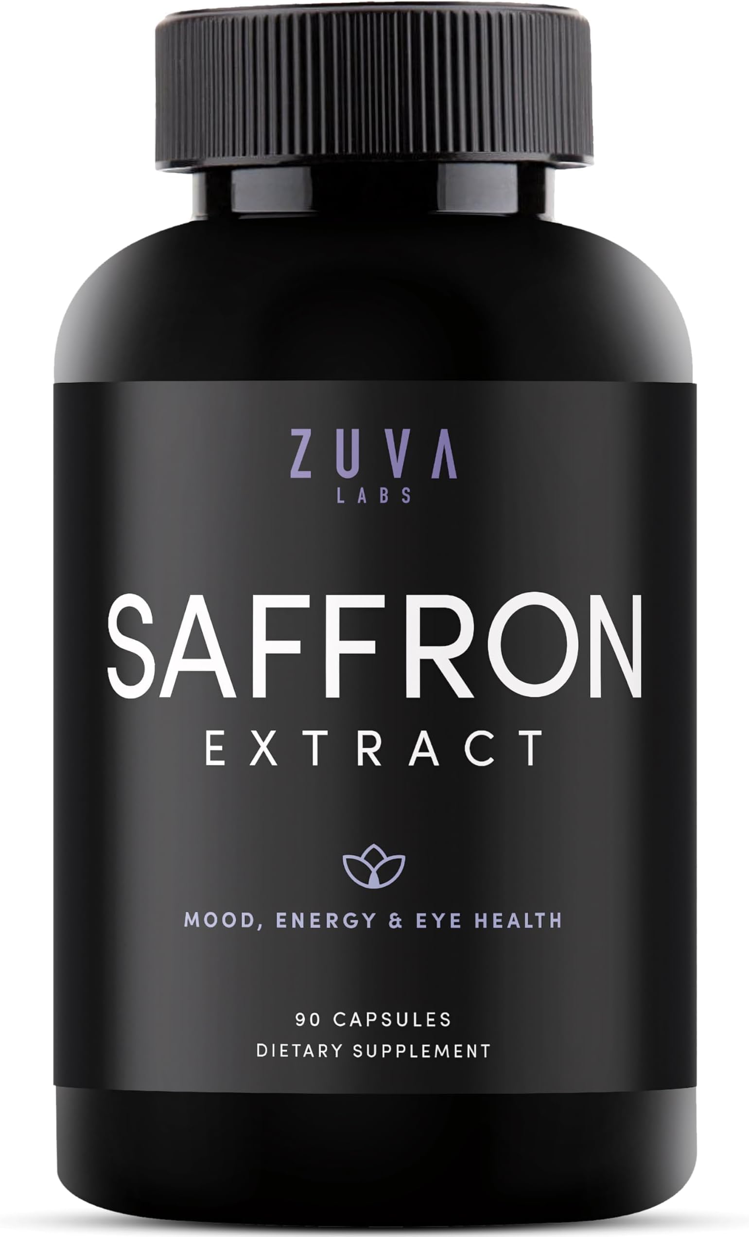 Ultra6 Saffron Supplements - 100% Pure Saffron Extract Capsules and Mood Enhancer for Women and Men - Natural Supplement for Eye Health (90 Servings)