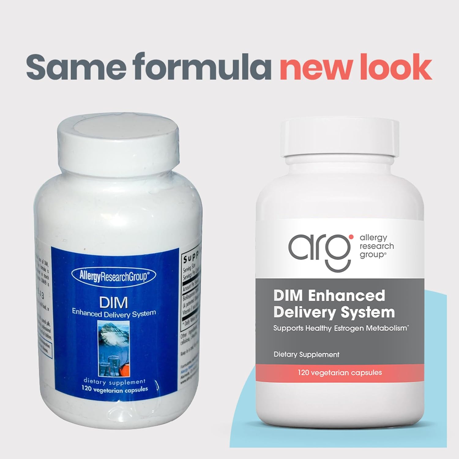 Allergy Research Group DIM Enhanced Delivery System - DIM Supplement for Women, Estrogen Supplement for Women and Men, Diindolylmethane for Hormone Balance, Menopause Support - 120 Vegetarian Capsules - Image 2