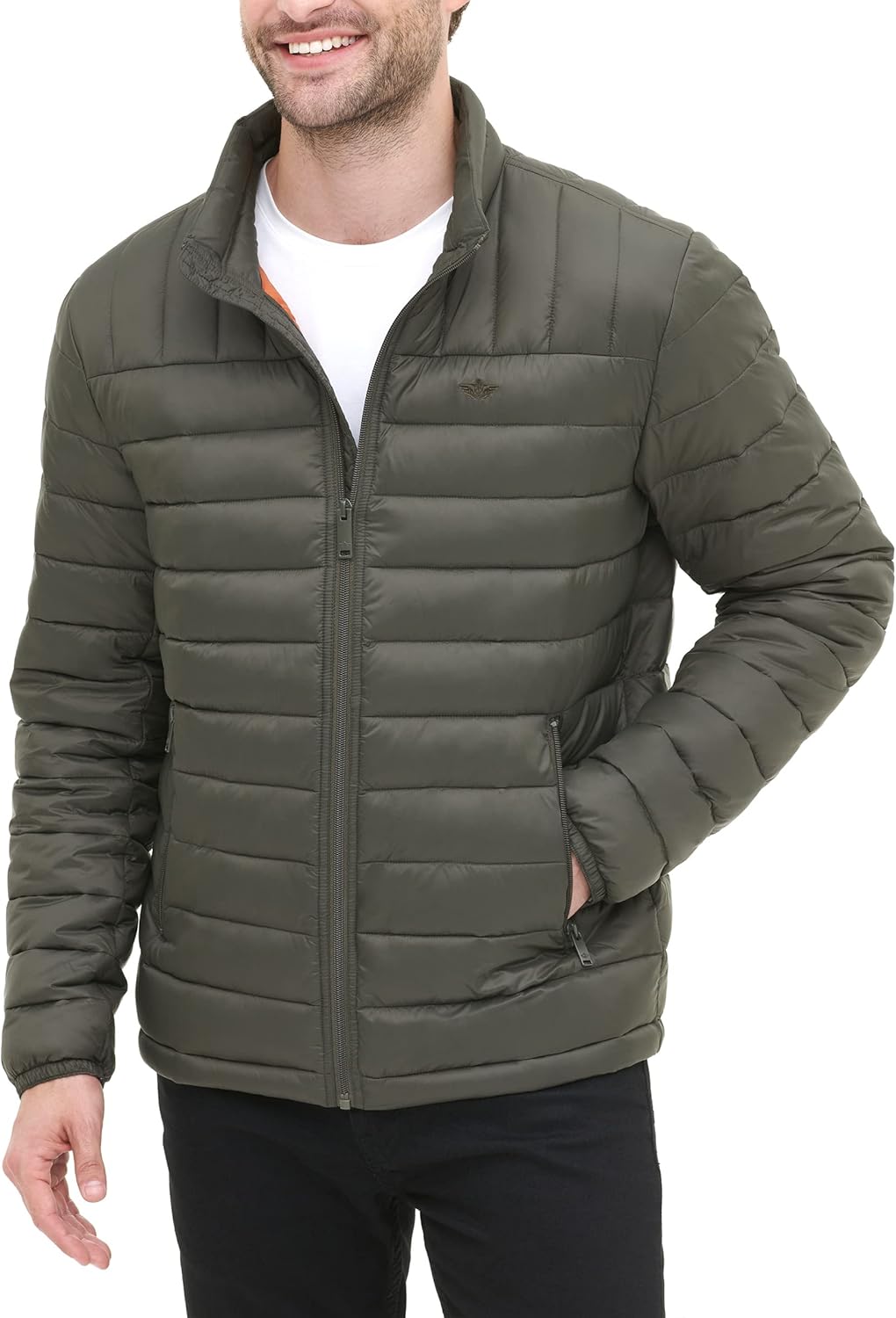 Dockers Men's The Noah Classic Ultra Loft Packable Puffer Jacket : Sports & Outdoors