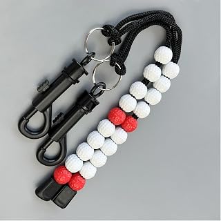 2 Pcs Golf Beads Count Stroke Score Counter, Golf Beads Counter, Golf Beads Score Counter, Golf Rhinestone Bead Score Counter