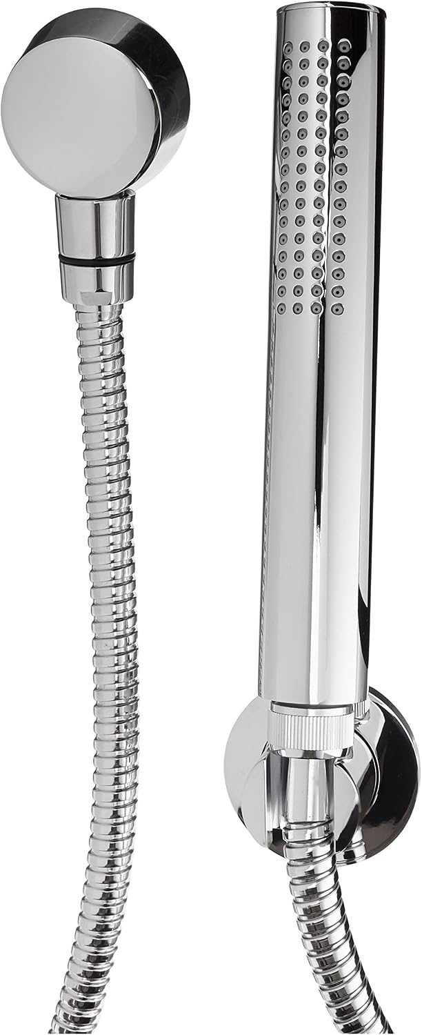 Pfister LG16-1NCC Contempra 4-Piece Wallmount Handshower, Polished Chrome, 60" Metal Hose, Spray Head with Easy to Clean Nozzles, Requires 1-Hole Installation