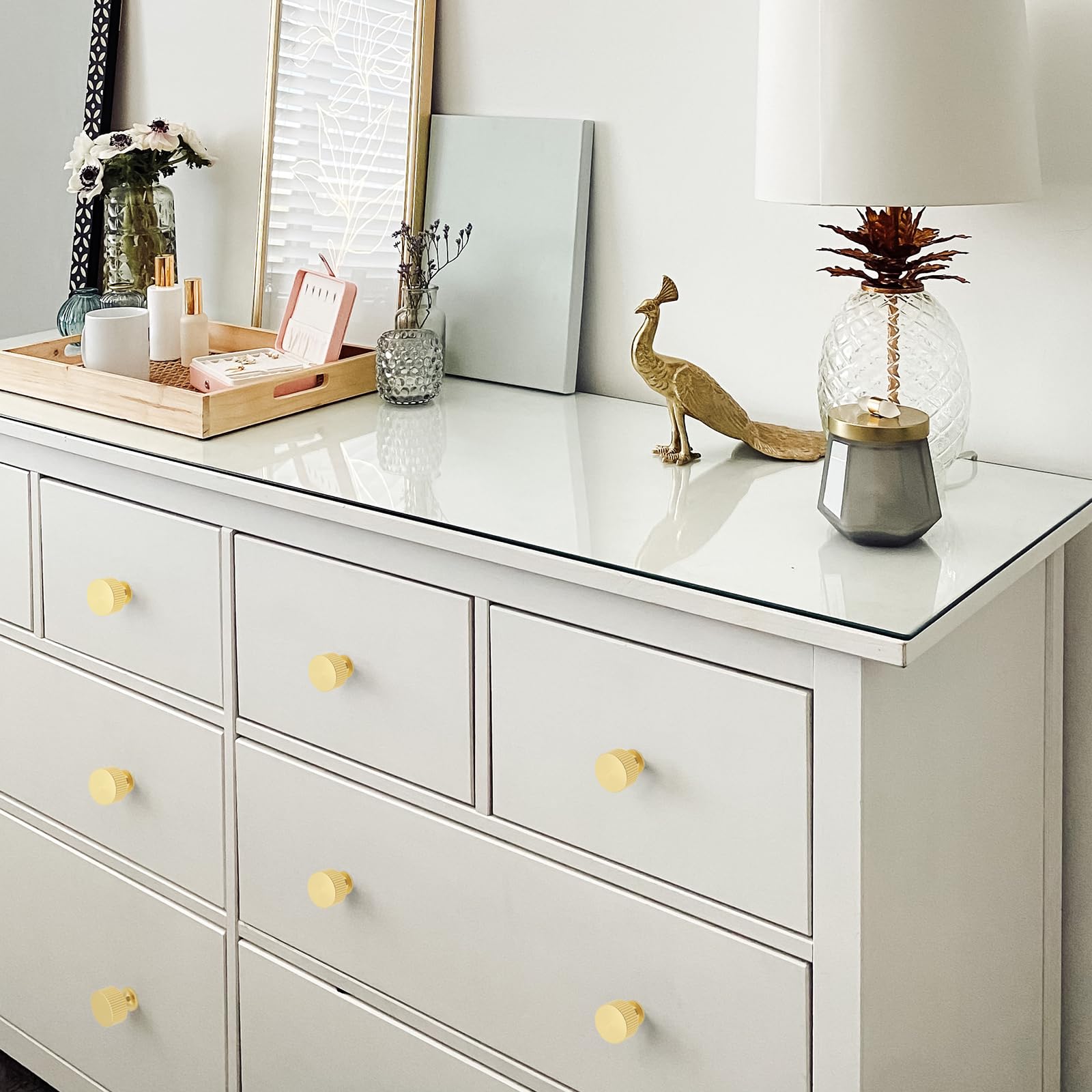 Abtopia 12 Pack Dresser knobs Gold Cabinet Knobs Drawer Knobs, Brushed Brass  Kitchen Knobs for Cabinets and Drawers, Brushed Gold Cabinet Knobs for  Bathroom, Kitchen, Cupboard - Amazon.com