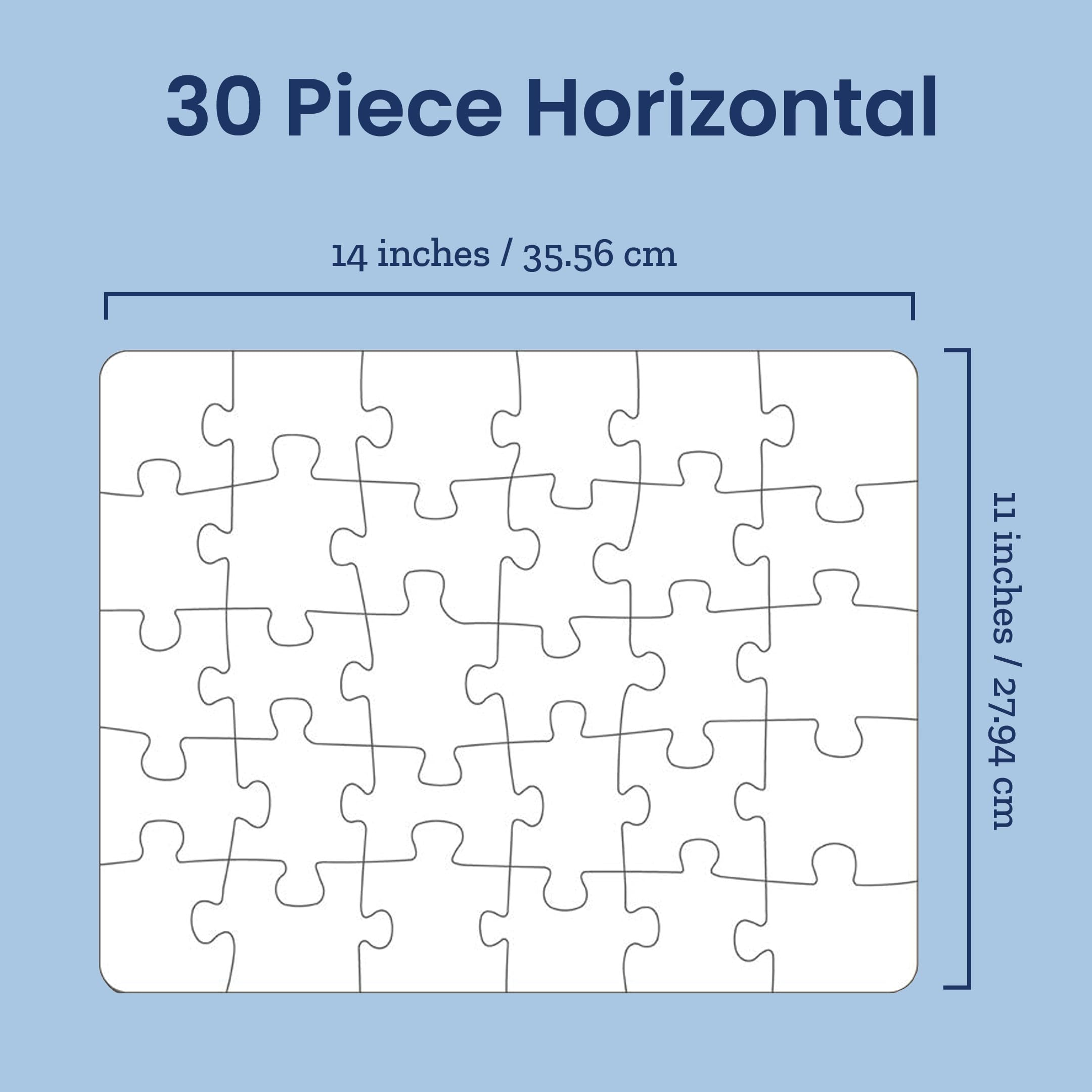 Puzzle Template 30 Pieces