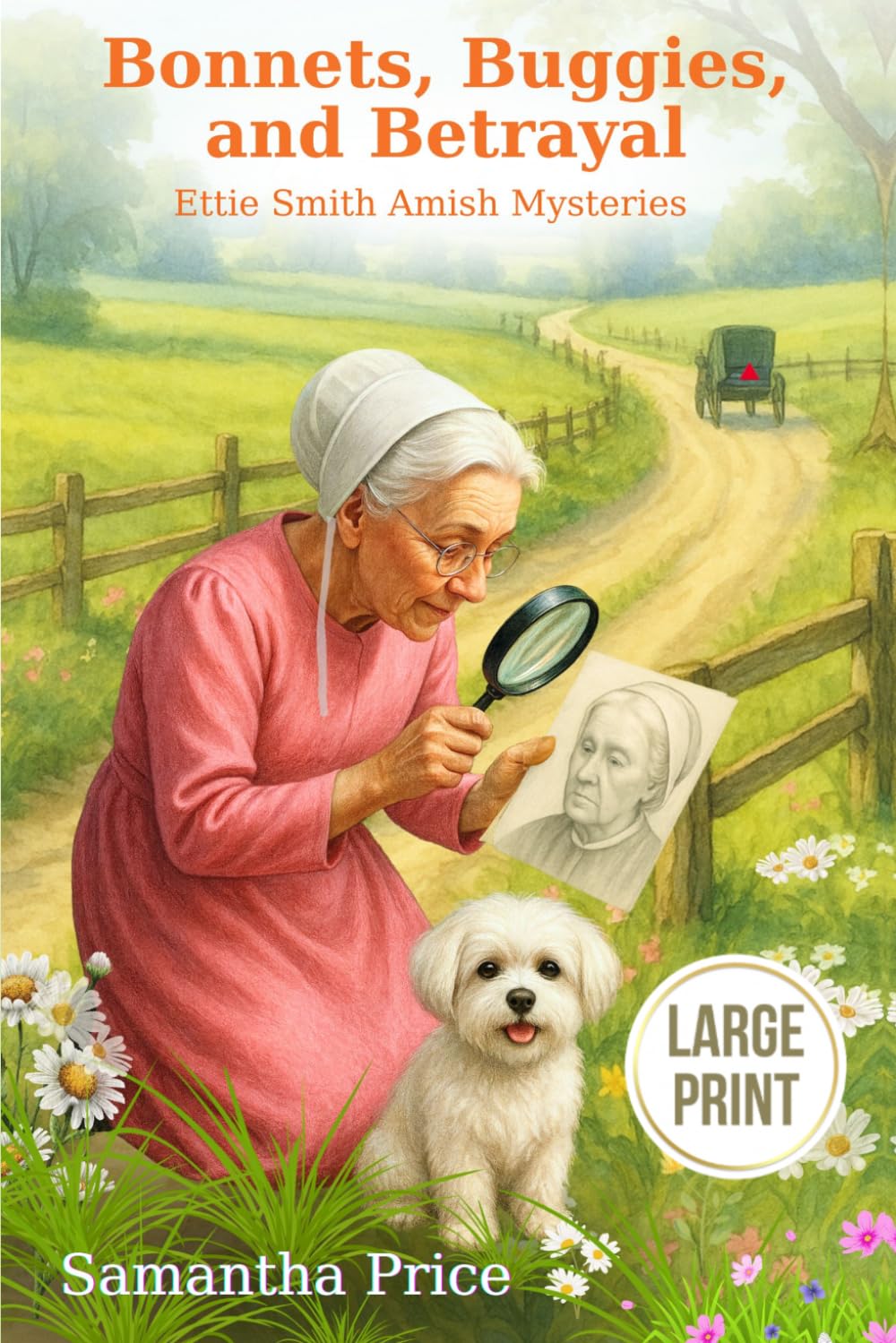 Bonnets, Buggies, and Betrayal LARGE PRINT: An Amish Cozy Mystery (Ettie Smith Amish Cozy Mysteries - Large Print Editions)