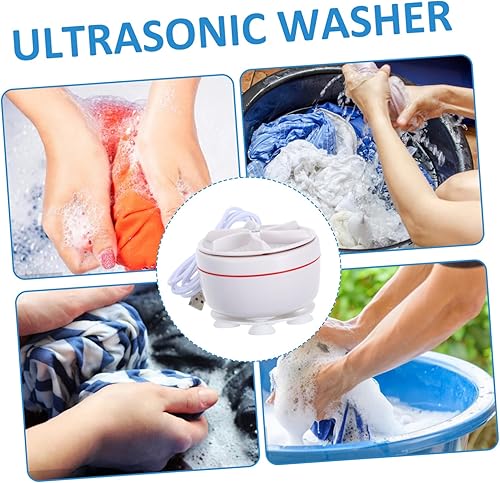 Miniatura 7 de Mini lavadora portátil para viajes, compacta y ligera, para ropa interior, calcetines y artículos, material fácil de usar e instalar