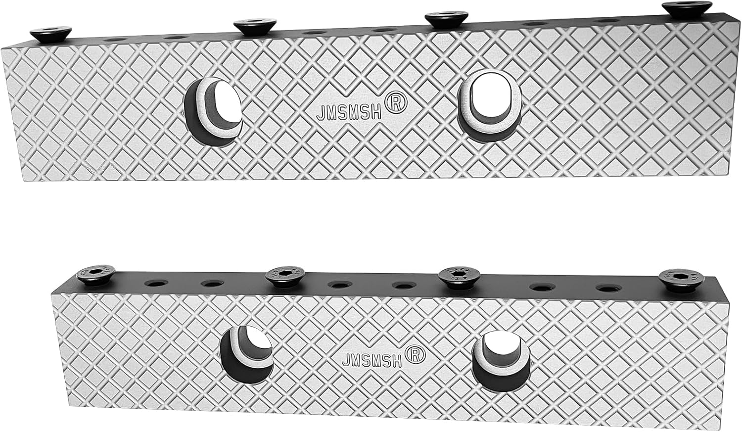 (1 SET=2 Pieces) 10"x2"x1" Machined Aluminum Soft Jaws Kurt 6" Vises