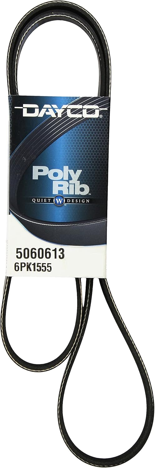 Dayco 5060613 Serpentine Belt , Black