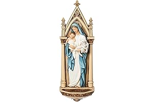 Joseph's Studio by Roman - Madonna and Child Holy Water Font