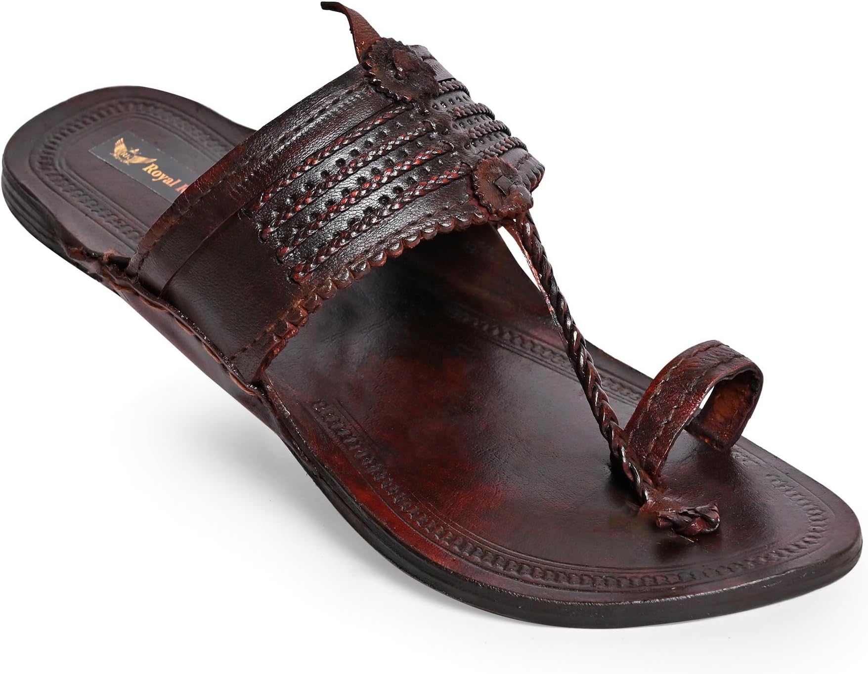 Kolhapuri Chappal for Men | Leather Slippers | Kolapuri Chapal - CS-AB-Parent A13