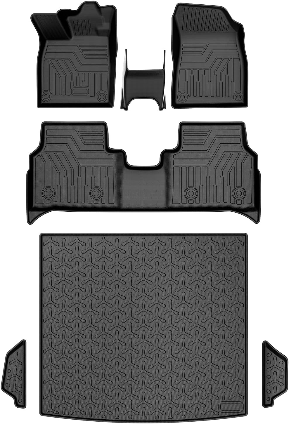 3D Full Coverage Car Trunk Mat Compatible With Mercedes G Class G350 G500 G550 G55 G63 2019 Now Brown