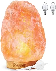 LEVOIT Kana Himalayan Salt Lamp, Pink Rock Large Crystal Natural