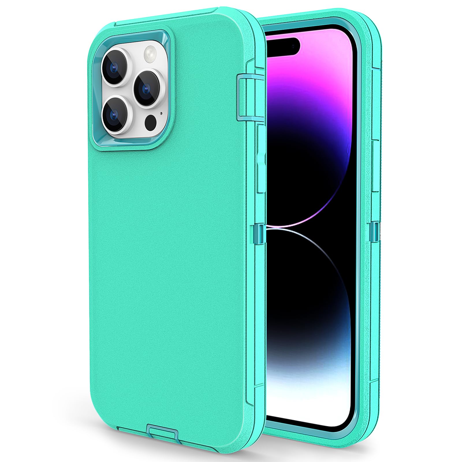 Amazon.com: for iPhone 15 Pro Max Case, Dual Layer Shockproof Full 