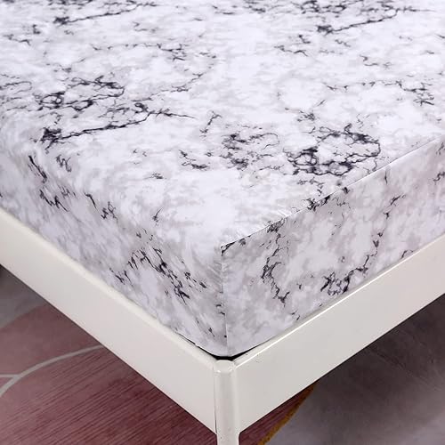 Vista 64 de Mengersi Juego de sábanas de vaca – Sábanas – Extra suaves – Bolsillos profundos – 1 sábana bajera, 1 sábana encimera, 1 funda de almohada – 3