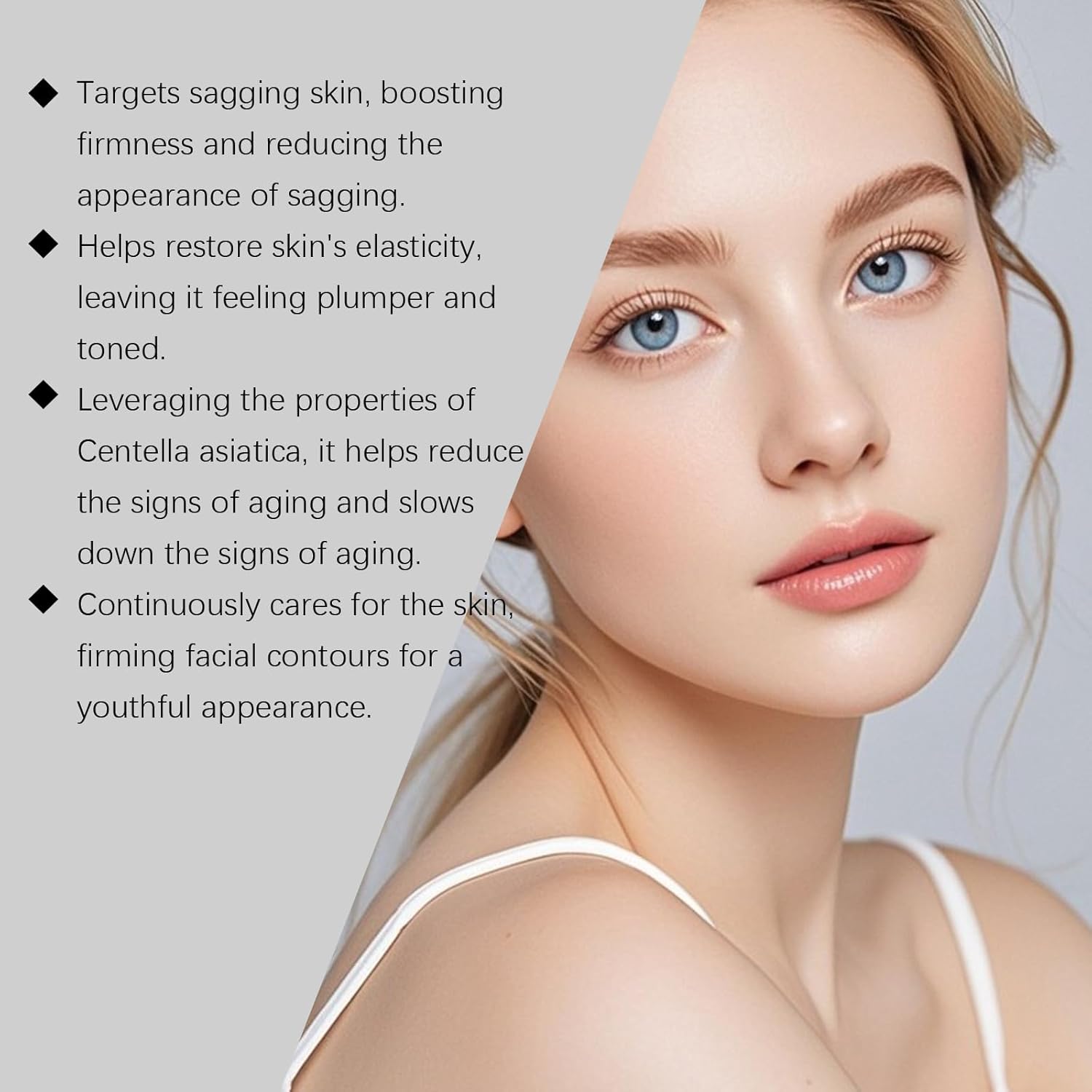 Centella Asiatica Face Moisturizer, Time Reverse and Tight Lifting Cream Duo with Retinol, Fragrance Free Hydrating Skin Care for a Youthful Look, 3.38 Fl Oz (2 Pack)