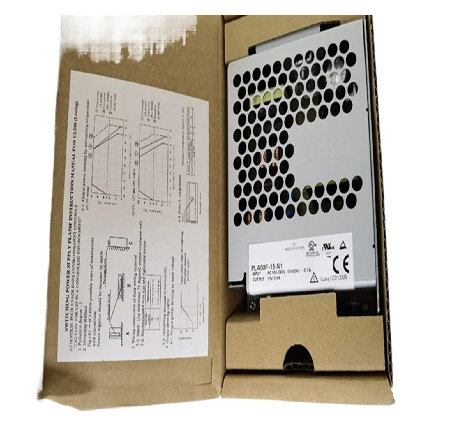 SWEWDSQG Power Supply 15V 50W Power Supply PLA50F-15-N1