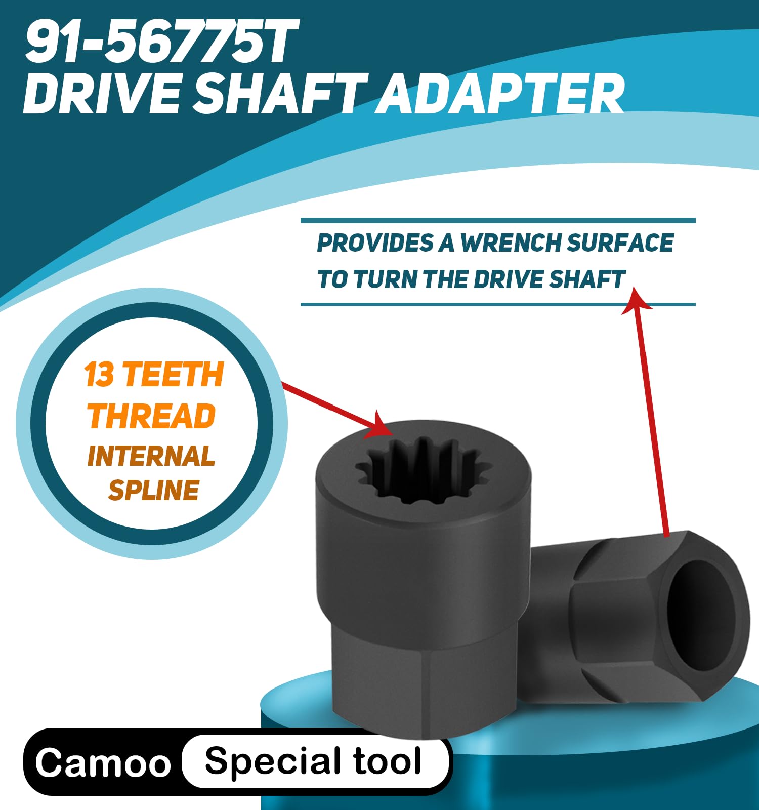 アクセサリー MA Camoo for Mercury 13-Spline Drive Shaft Holding Tool,91