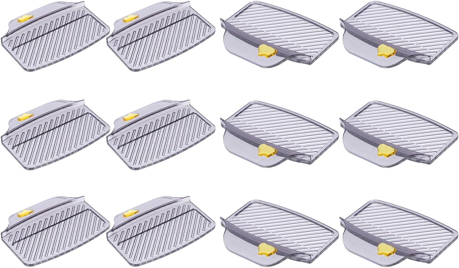 NOLITOY Toilet Lid Lifter Handle Portable Tool 6 Pairs with Comfortable Grip Plastic Toilet Seat Cover Lifter to Avoid Touching for Bathroom Use