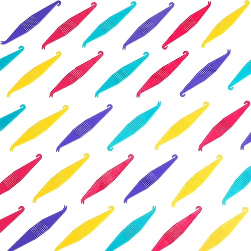 Nuanchu 50 piezas de llaves de goma herramienta de banda de goma dental, bandas elásticas de goma placers desechables de ortodoncia elástico placer