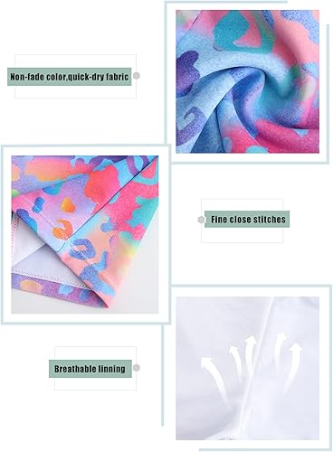 Miniatura 4 de Traje de baño tankini de dos piezas para niñas con pantalones cortos para niñas, traje de baño hawaiano de 3 a 16 años