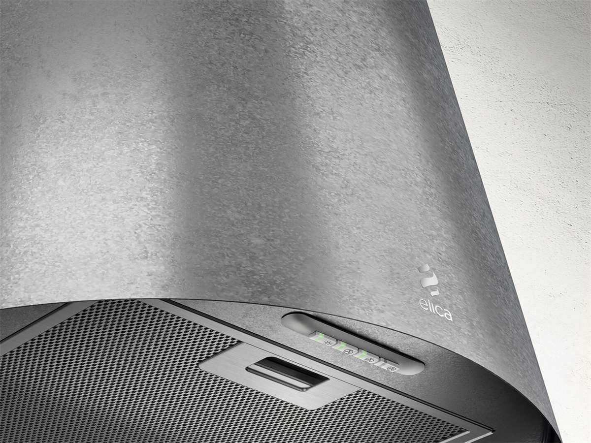 ELICA JUNO URBAN ZINC/F/50 CAPPA ISOLA 60CM 600 m³/h 67 db(A) 250 W PRF0147730B