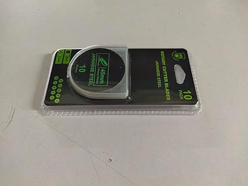 Miniatura 12 de HEADLEY TOOLS Cuchillas rotativas de 1.77 pulgadas (1.772 in), paquete de 10 unidades para Olfa, Fiskars, hoja giratoria de repuesto para