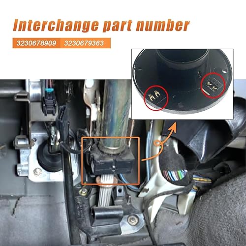 Miniatura 4 de Kit de reparación de cepillo de sensor de ángulo de dirección compatible con BMW E46 E39 E38 E83 X3 E53 X5 E85 E86 Z4 Mini R50 R52 R53, Land Rover