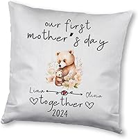 Vista 13 de Funda de almohada personalizada para el hogar, regalo para mamá, abuela, para ella