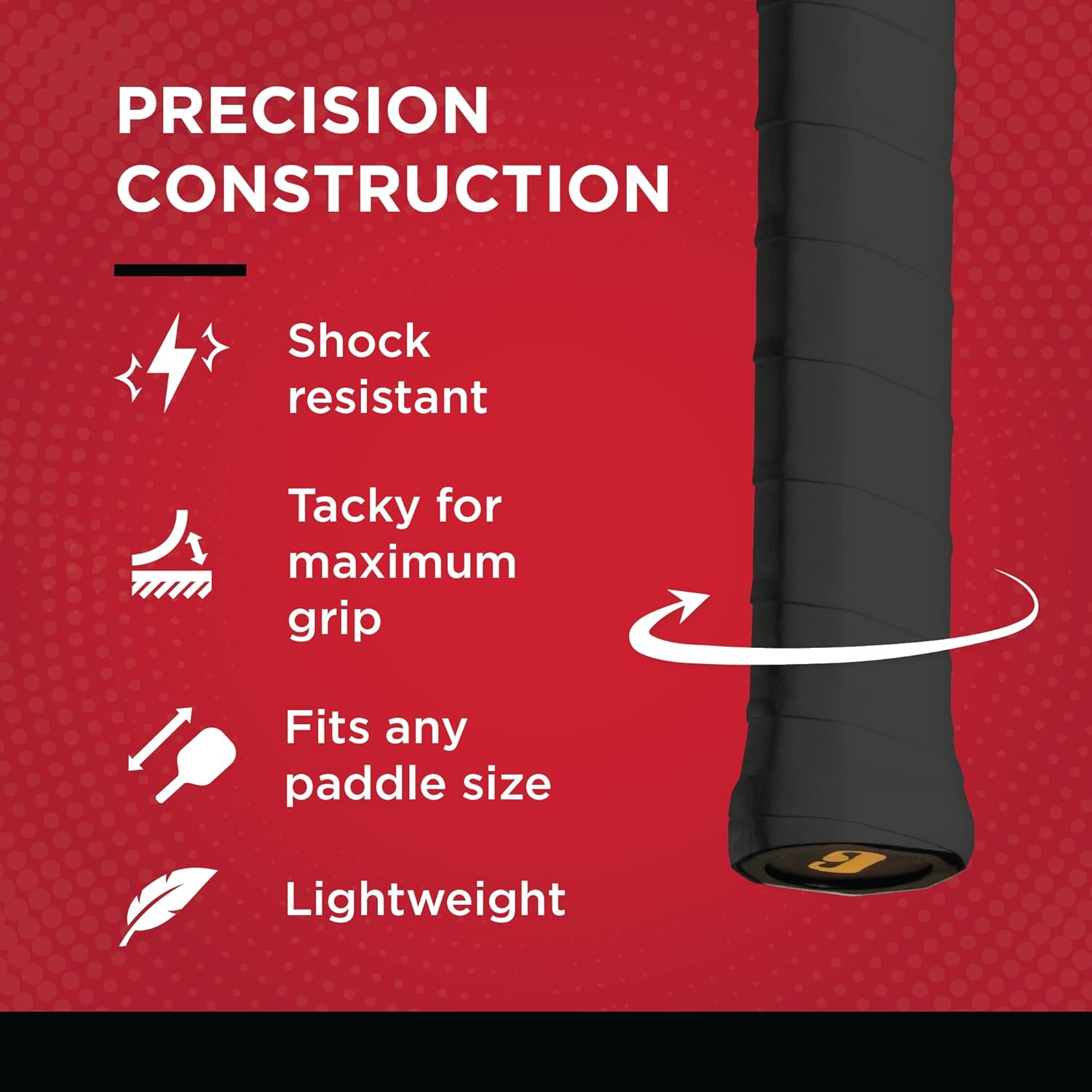 Gamma Sports Supreme Overgrip for Tennis, Pickleball, Squash, Badminton, and Racquetball Racquets, Multiple Pack Sizes and Colors