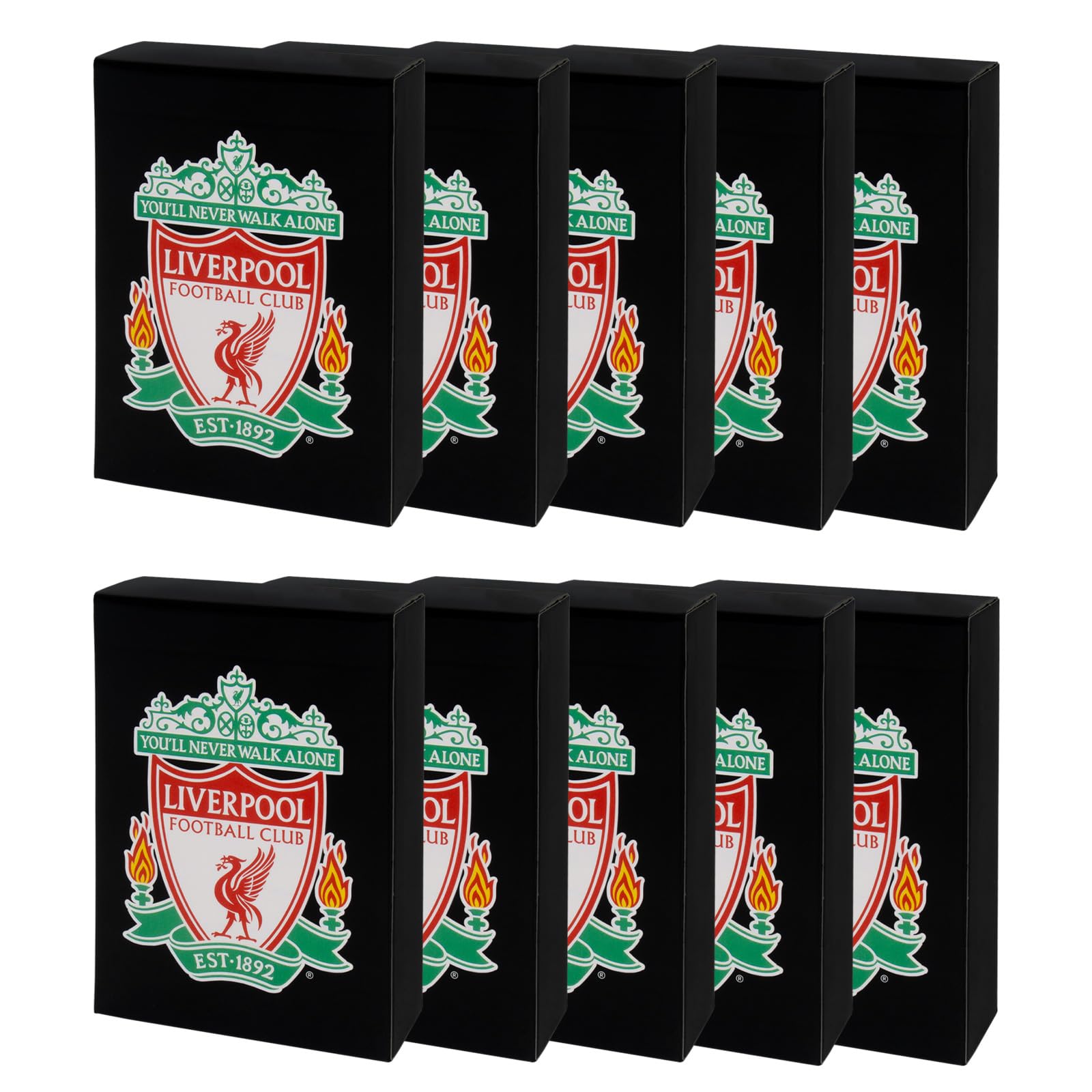 Liverpool F.C. Playing Cards - Official Football Gift 52-Card Deck, 10 Pack