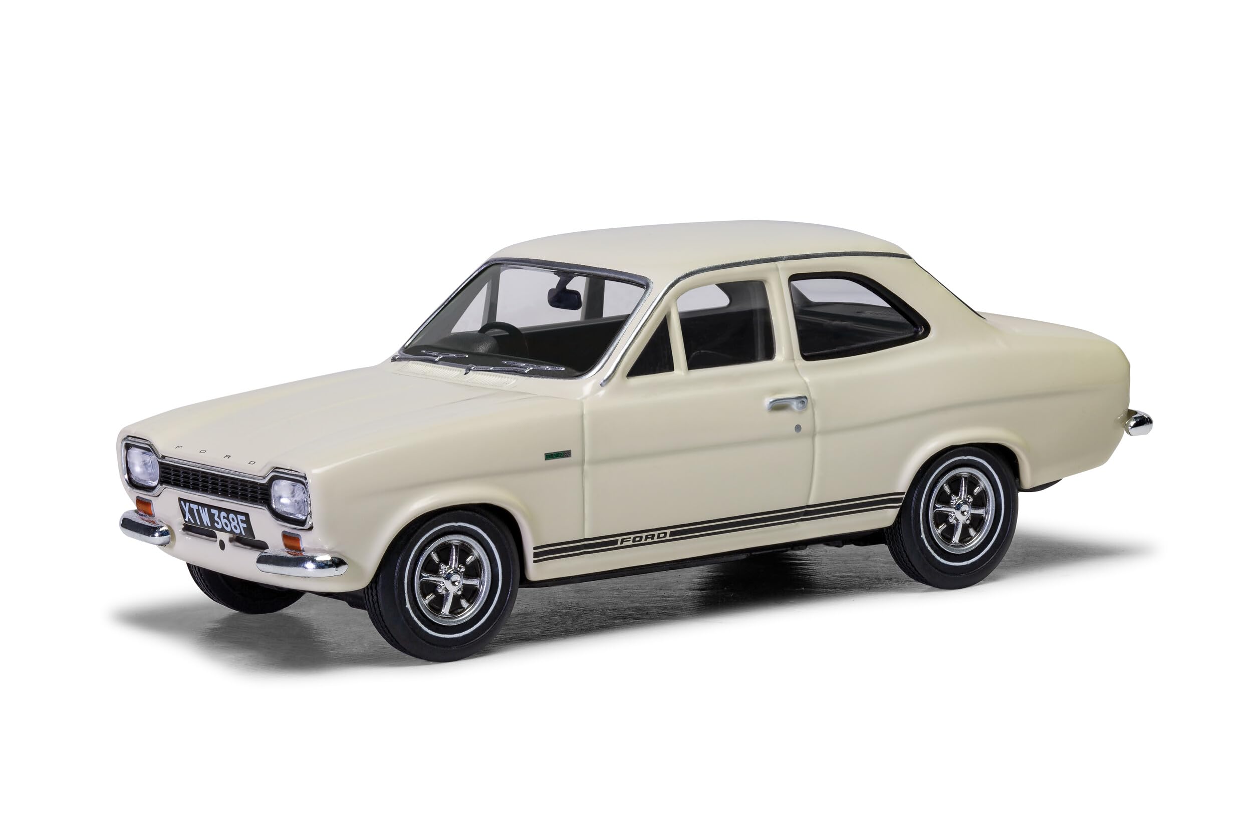 Corgi Diecast Model Vehicles - VA09532 Ford Escort MkI Twin Cam, Ermine White, Men & Women Souvenir Gifts from UK - Small Die Cast Toy Car Models for Boys, Gift for Motor Enthusiasts