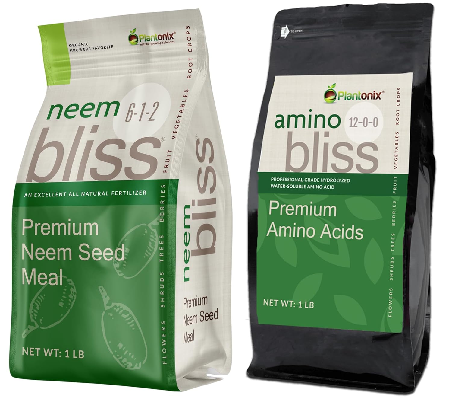 Neem Bliss (1lb) + Amino Bliss (1lb) Neem Seed Meal