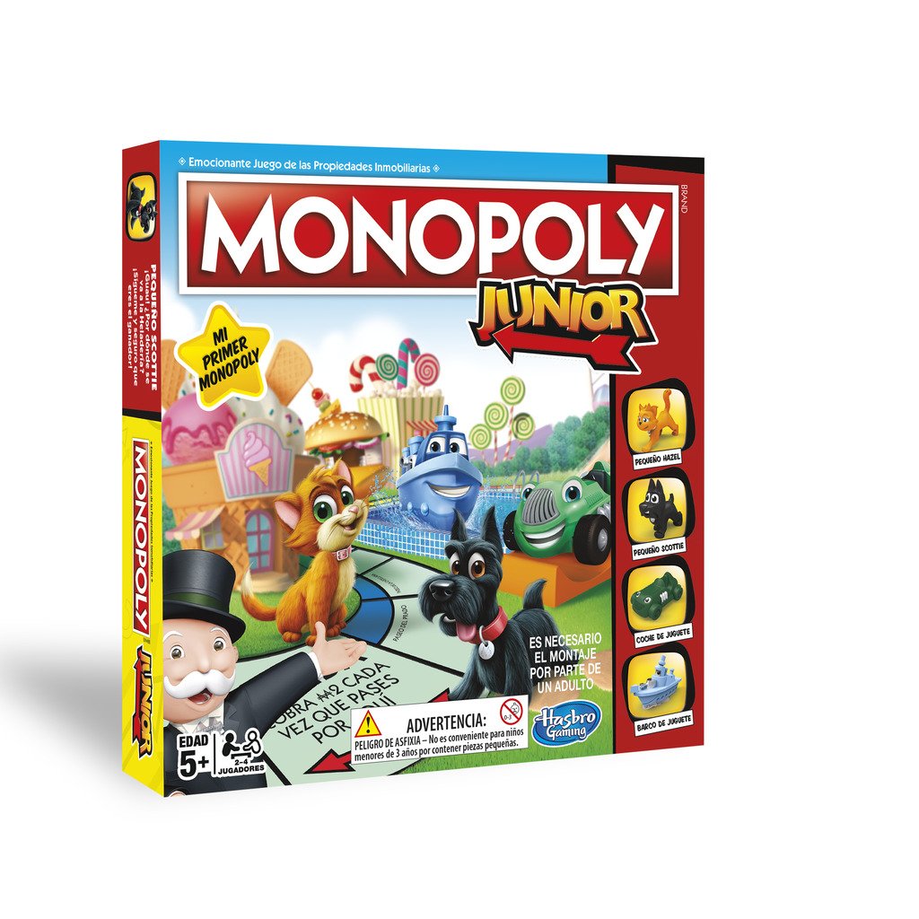 Monopoly - Junior (Portuguese Version) (Hasbro A6984PT4), Black