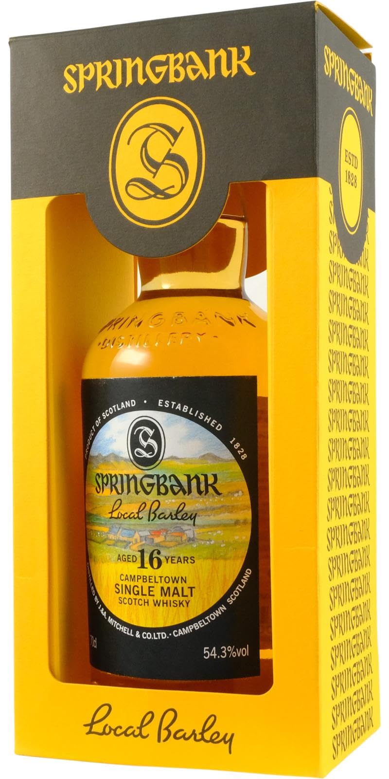 Amazon.co.jp: スプリングバンク ローカルバーレイ 16年 54.3% 700ml