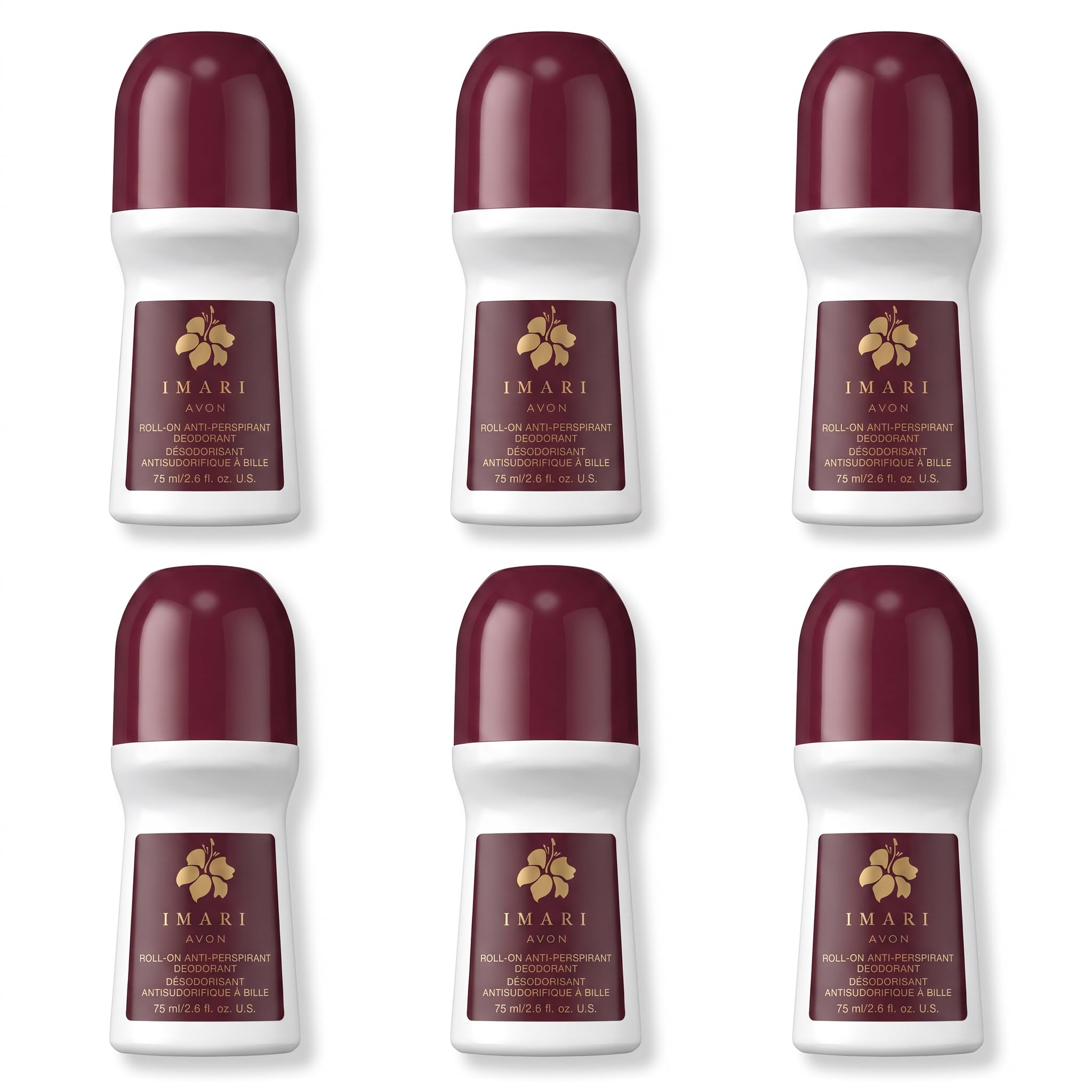 AVON Imari Roll-On Antiperspirant Deodorant - 2.6 oz - 6 pack