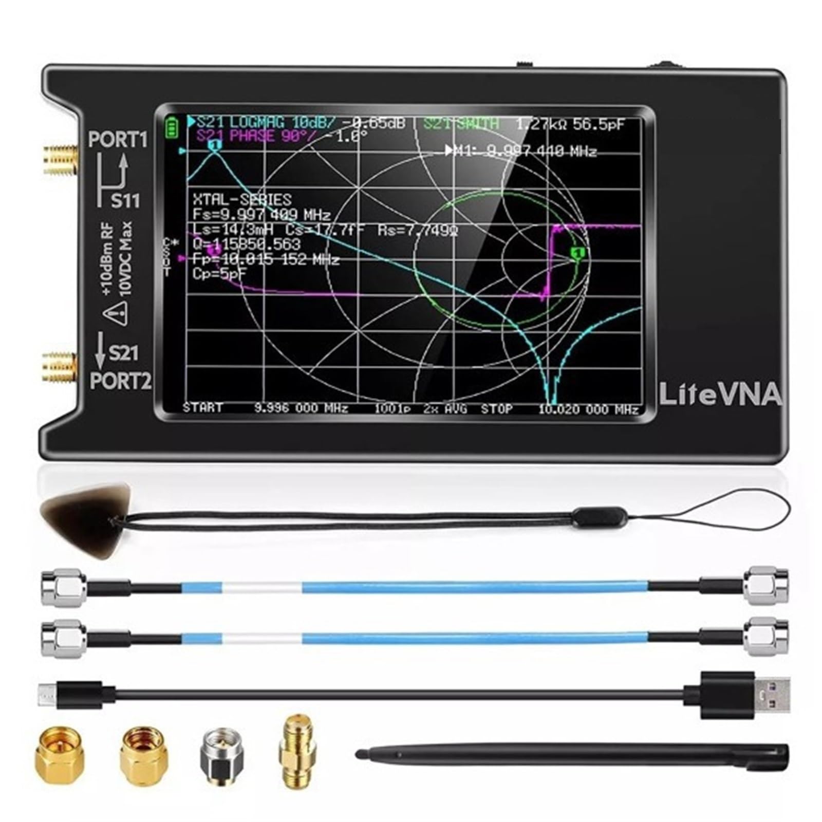 Netzwerkanalysator, Vektor-Netzwerkanalysator 50KHz-6,3GHz LiteVNA-64