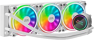 Mars Gaming ML360W, Refroidissement Liquide, TDP 550W, 3x Dual ARGB Fan, Blanc