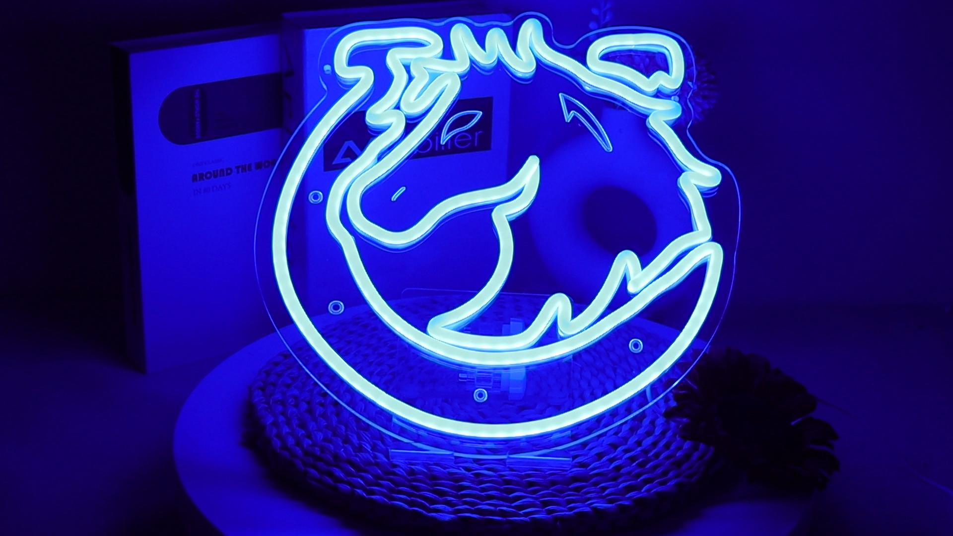 Cowboy Football Neon Sign For Wall Decor Dimmable Sports Team Helmet Led Signs Cowboys Neon Light Signs For Man Cave Light Up Signs For Bedroom Boys Home Bar Club Party Gifts